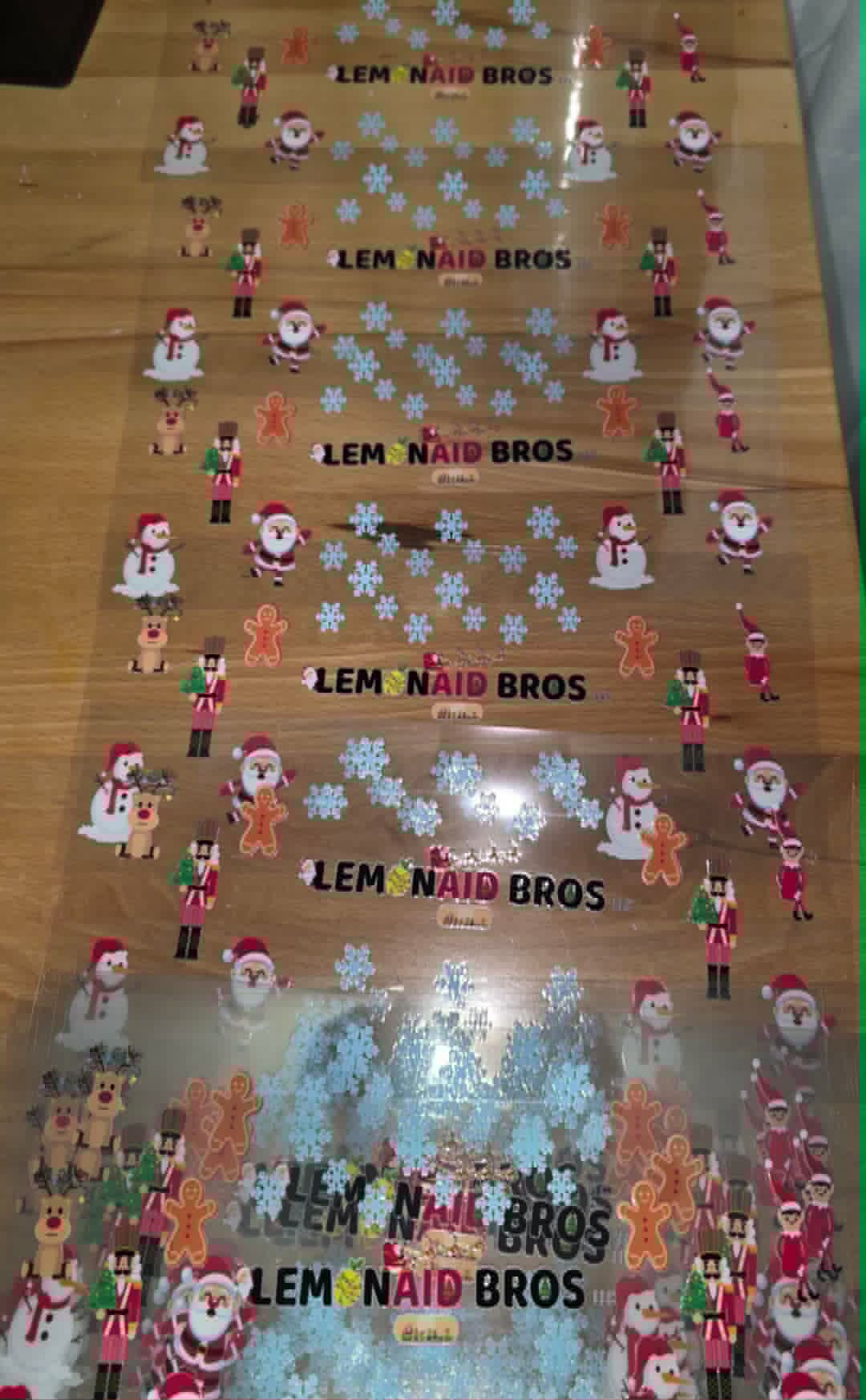 15 colored UVDTF decals