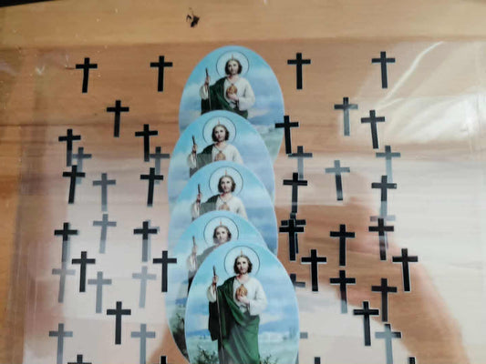 5  colored  UVDTF decals