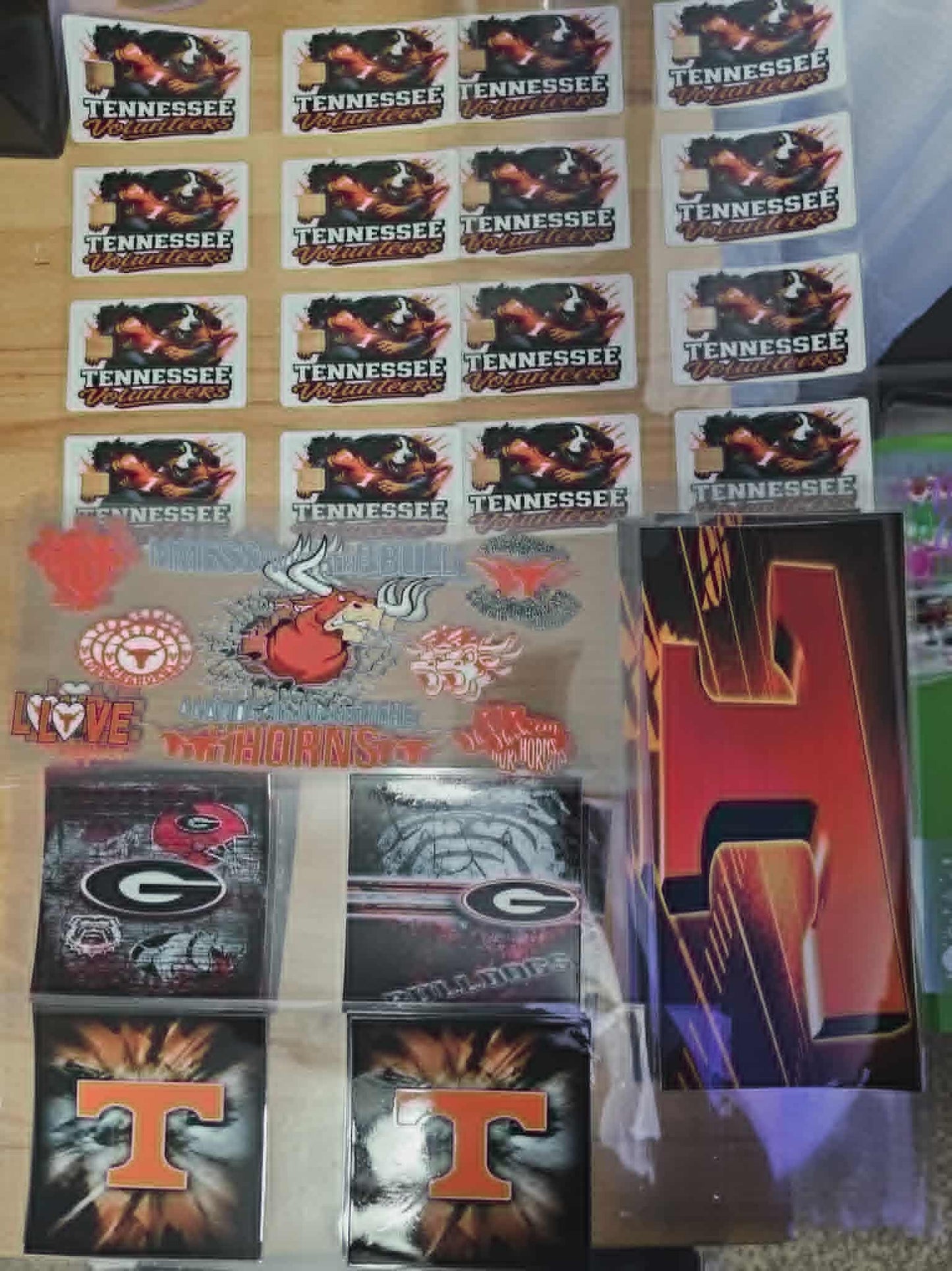 92 colored  UVDTF decals