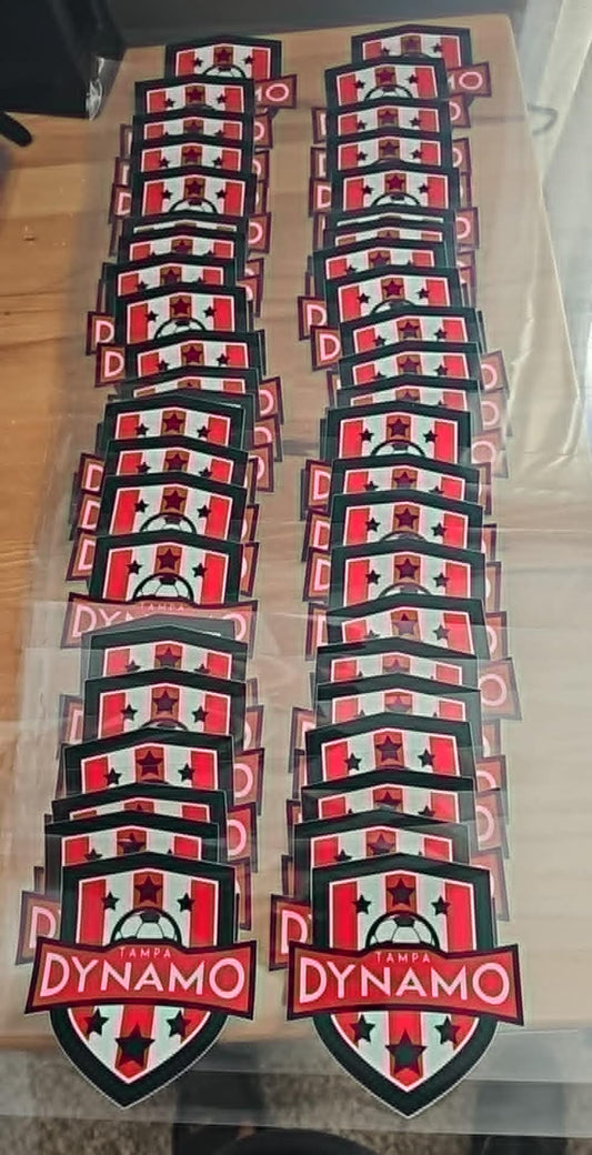 48 colored  UVDTF decals