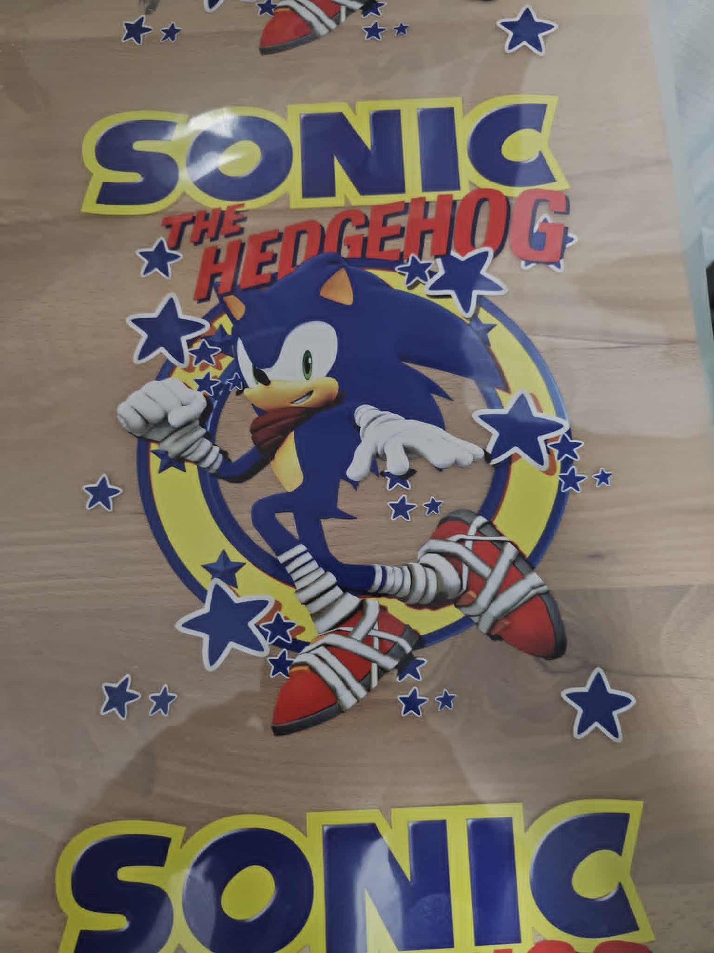 6 colored UVDTF decals and 3 DTF